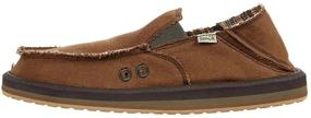 img 4 attached to Sanuk Vagabonded Loafer in Light Brown - Men's Slip-On Shoes for Loafers