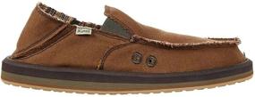 img 2 attached to Sanuk Vagabonded Loafer in Light Brown - Men's Slip-On Shoes for Loafers