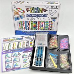 img 2 attached to 🌈 Deluxe Craft Rainbow Loom Bracelet Kit