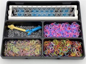 img 1 attached to 🌈 Deluxe Craft Rainbow Loom Bracelet Kit