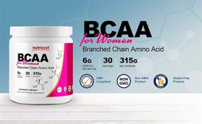 img 2 attached to 🍓 Nutricost BCAA для женщин - клубнично-лимонный вкус, 30 порций - Формула, разработанная для женщин - без ГМО и глютена