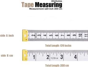 img 2 attached to Measure Measuring Measurement Dressmaker Multicolor Sewing