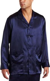 img 1 attached to Ultimate Comfort and Style: Intimo Charmeuse Pocket Button Pajama