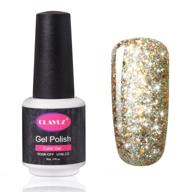 clavuz glitter nail polish: soak off starry gel nail lacquer for manicure nail art vanish logo