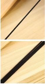 img 1 attached to 🧵 10 Yard Black Elastic Cord for Masks - Perfect for Knit Sewing Crafts and DIY Ear Band Loop