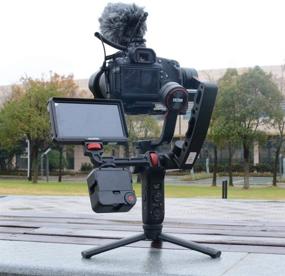 img 3 attached to 📸 Weebill S/Ronin SC Camera Monitor Mount: Extension Plate with Rotatable Magic Arm, Cold Shoe Mount - Compatible with DJI Ronin S/SC/RS2/RSC2/Zhiyun Crane 3/2S/Weebill S/Lab