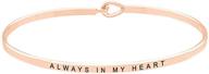 always sentimental bangle mantra bracelet logo