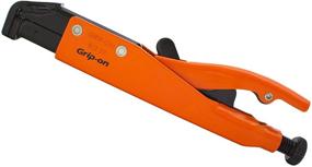 img 1 attached to Плоскогубцы с фиксацией изогнутых наконечников Grip-On 91207 длиной 7 дюймов: с усиленным оранжевым эпоксидным покрытием для повышенной прочности и видимости.