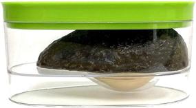 img 2 attached to Premium BPA-Free 4-Piece Storage Set: Avocado, Onion, Tomato, and Lemon Keeper/Saver/Holder