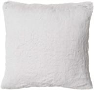 north end décor pillow silver white logo