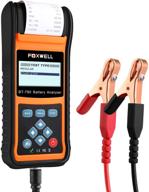 🔋 foxwell bt780 car battery load tester with built-in thermal printer - 6v 12v 24v cranking and charging start-stop system test tool for auto batteries analyzer logo