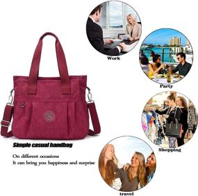 img 2 attached to Scioltoo Handbags Shoulder Lightweight Crossbody Women's Handbags & Wallets