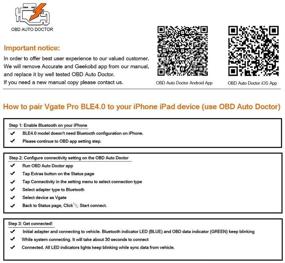 img 1 attached to Vgate Bluetooth Сканер. Инструменты и оборудование совместимы с Android.