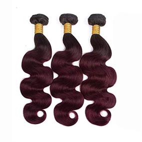 img 2 attached to Ombre Burgundy Bundles Roots Bundle