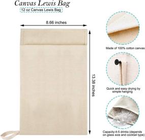 img 3 attached to Lewis Crushed Canvas - Reusable and Dried