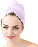 microfiber towel absorbent turban drying logo