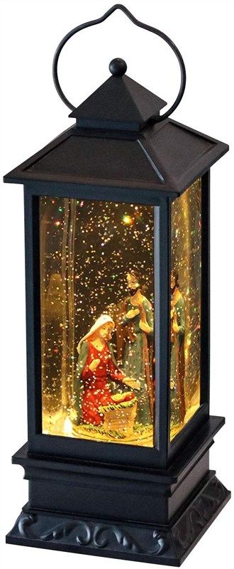 dromance glittering nativity christmas decoration 로고