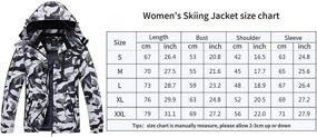 img 1 attached to ❄️ Pdbokew Women's Skiing Snowboarding Jacket with Fleece Hood - Mountain Snow Coat