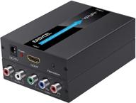 easycel aluminum hdmi to component converter with scaler function - 1080p hdmi to ypbpr, rgb 5rca scaler converter - hdmi input to component ypbpr output logo