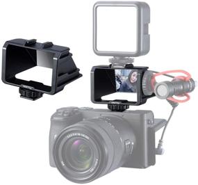 img 4 attached to 📸 UURig R031 Camera Selfie Flip Screen: Essential Accessory for Vlogging, YouTube Live Streaming, and Filmmaking with Sony/Nikon/Canon Cameras