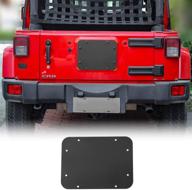 jecar tailgate vent plate 2007 2018 unlimited logo