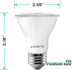 img 1 attached to 💡 Luxrite Equivalent Dimmable Spotlight: Standard Industrial Electrical Lighting Components