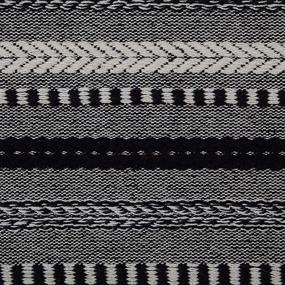 img 3 attached to 🏠 DII Farmhouse Braided Stripe Table Runner - Classic 15x72 Black Design