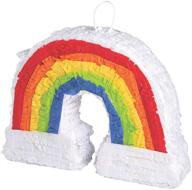 happy day rainbow pinata party logo