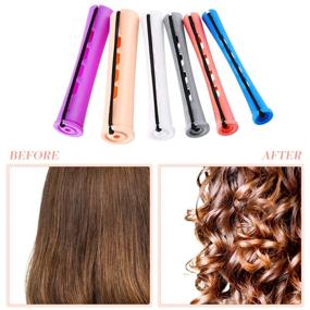 img 1 attached to Plastic Variety Curling Hairdressing Styling Hair Care for Styling Tools & Appliances
