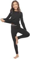 active girls' clothing: bodtek girls' thermal underwear set for enhanced comfort logo