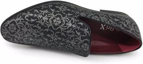 img 1 attached to 👞 Men's Designer Loafers - Vintage Floral Fashion Shoes