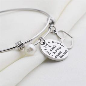 img 1 attached to 🌸 I Love You a Bushel and a Peck: Heartwarming Mom Bracelet for Mother's Day Jewelry