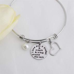 img 2 attached to 🌸 I Love You a Bushel and a Peck: Heartwarming Mom Bracelet for Mother's Day Jewelry