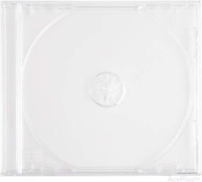 img 4 attached to 📀 AcePlus CD Jewel Case - прозрачный, одиночный (25 штук) - собран