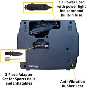 img 1 attached to 💨 Откройте для себя JACO SmartPro Цифровую насос для накачки шин: мощный и портативный компрессорный насос для воздуха с возможностью 100 PSI (12V)