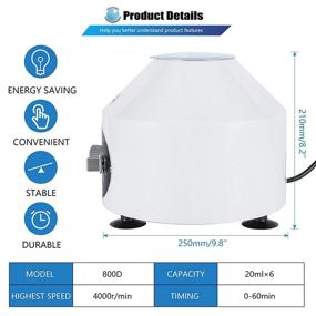 img 2 attached to NEWTRY Electric Centrifuge Centrifuges 110V US Plug