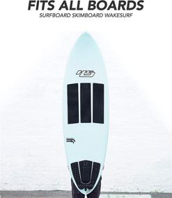 img 3 attached to 🏄 Enhance Your Surfing Experience with the Surf Squared 3-Piece Traction Pad: Ultimate Grip, Easy Installation, Fits All Surfboards