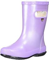 🌧️ bogs unisex kids skipper rain boot - guaranteed waterproof logo