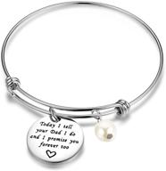 ensianth stepdaughter bracelet: wedding gift blended - forever promise to you and your dad logo