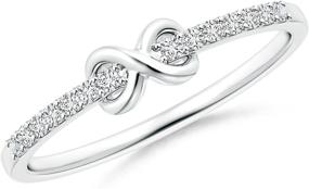 img 2 attached to Round Grown Diamond Infinity Promise