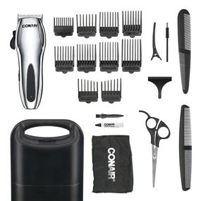 img 4 attached to 💇 Cordless/Corded 22-Piece Conair Hair Clipper: Versatile Usage for Optimum Convenience