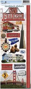 img 1 attached to 🗺️ San Francisco Travel Cardstock Stickers - Paper House Productions STCX-0153E (1 sheet)