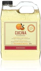 img 1 attached to 🍊 Fruits & Passion Cucina Hand Wash Soap Refill: Sanguinelli Orange and Fennel – Replenish and Revitalize!