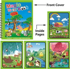 img 1 attached to 📚 Water Reusable Toddlers Book (4-Pack): CGRAP for 2-4 Years Old