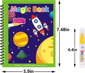 img 2 attached to 📚 Water Reusable Toddlers Book (4-Pack): CGRAP for 2-4 Years Old