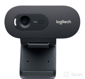 img 5 attached to Logitech C270 HD Webcam, 720p HD, Wide-screen Video Calling, Light Correction, Noise-Reducing Mic, Skype, FaceTime, Hangouts, WebEx, PC/Mac/Laptop/Macbook/Tablet - Black