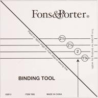 fons and 📐 porter clear binding tool logo