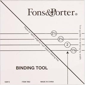 img 1 attached to Fons and 📐 Porter Clear Binding Tool