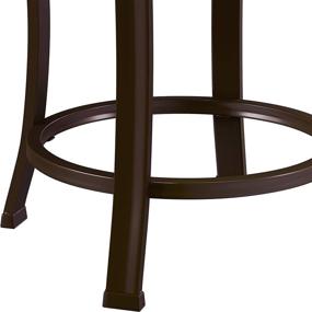 img 1 attached to 🪑 Hastings Antique Brown Backless Vanity Stool by Hillsdale Furniture