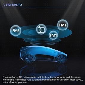 img 3 attached to 🚗 7"HD сенсорный экран магнитола с Bluetooth, MP5 плеером, FM радио, RCA входом, SWC, Mirror Link, AUX входом, TF/USB аудиоприемником + 12-LED задняя камера + пульт дистанционного управления